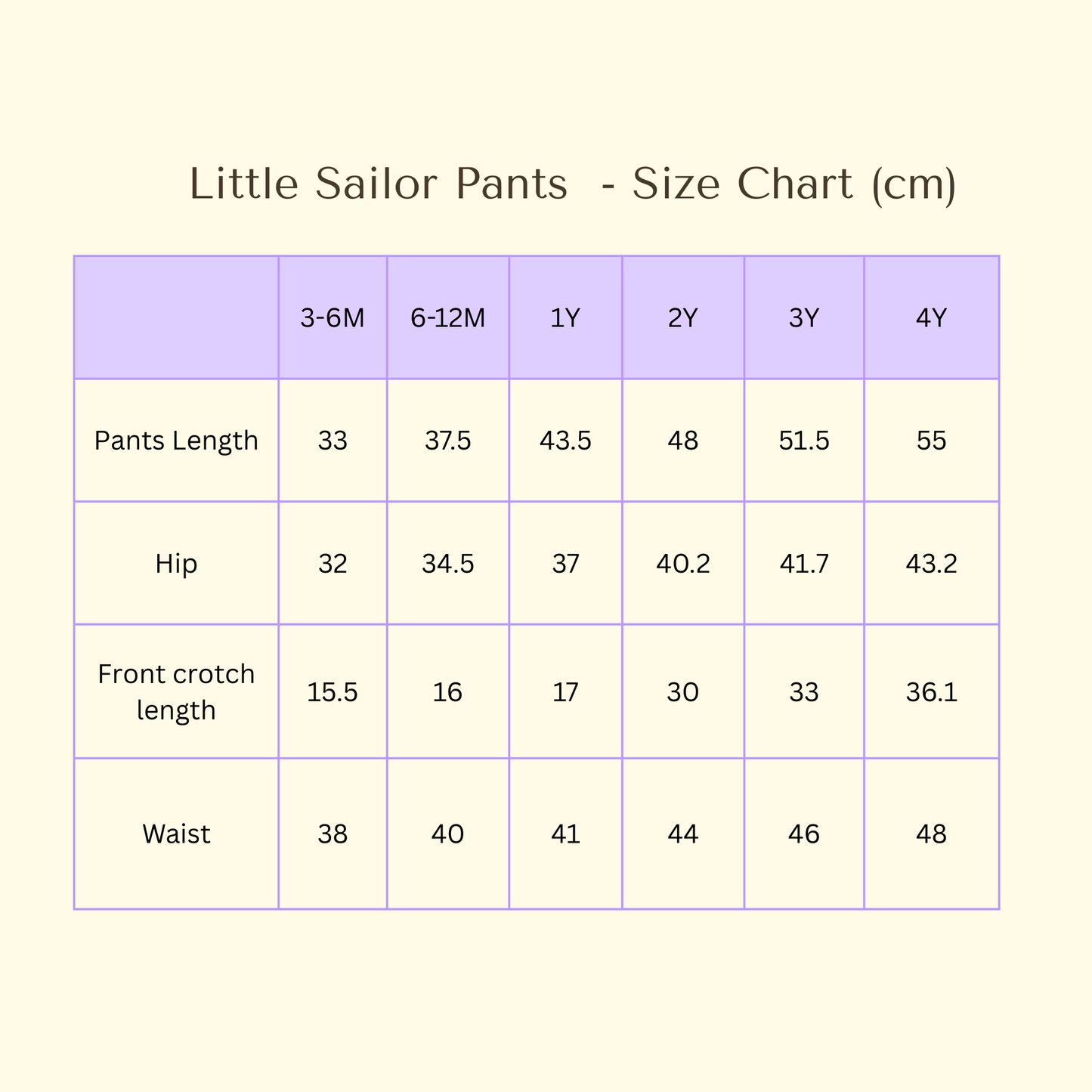 Little Sailor Pants - Ivy & Gaia