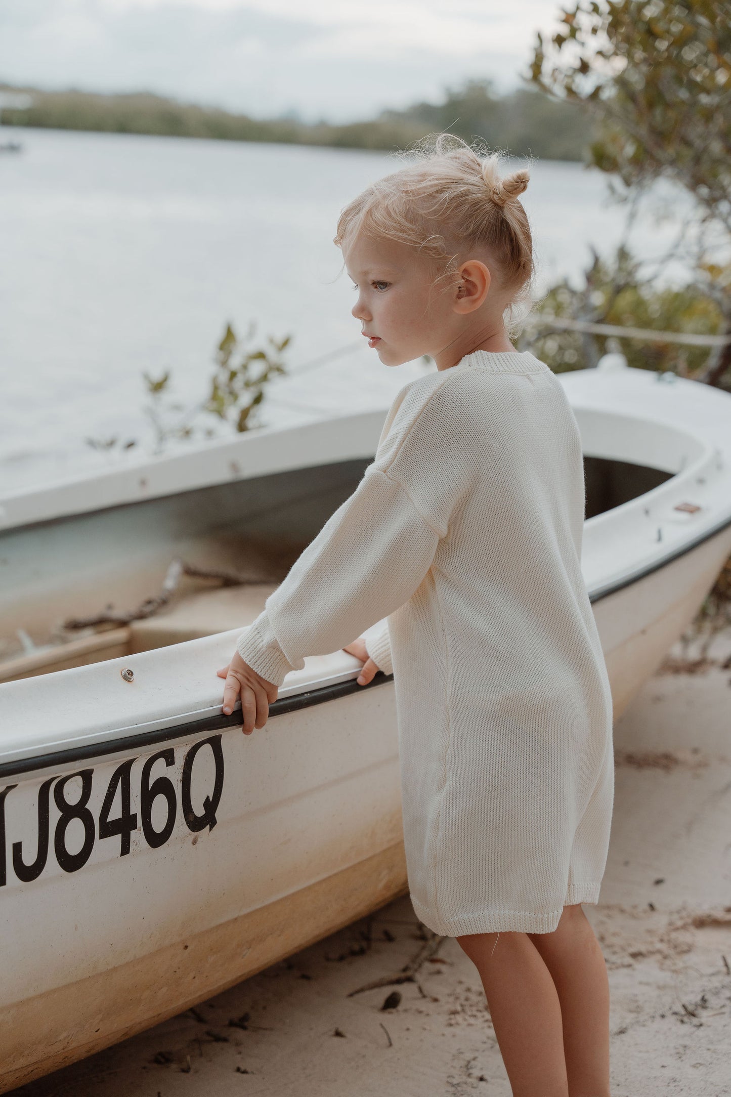 Little Sailor Knit - Cream - Ivy & Gaia