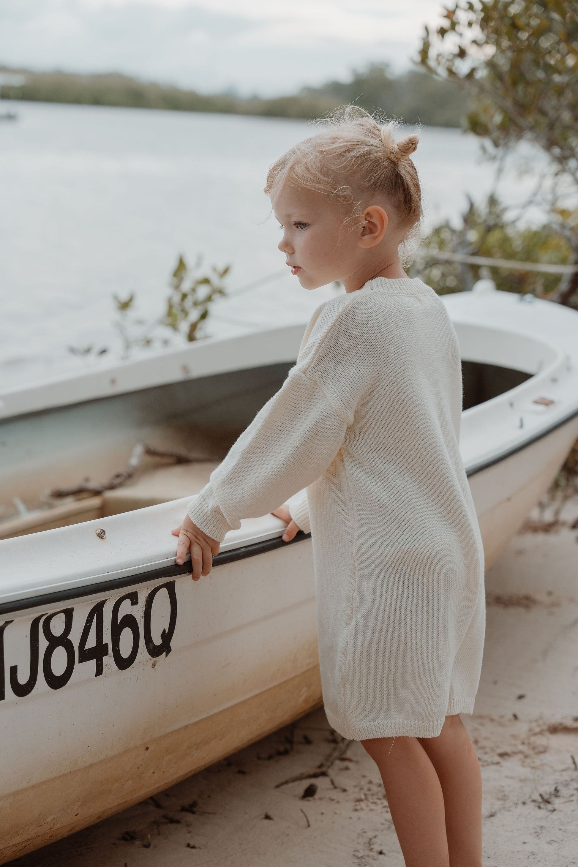 Little Sailor Knit - Cream - Ivy & Gaia
