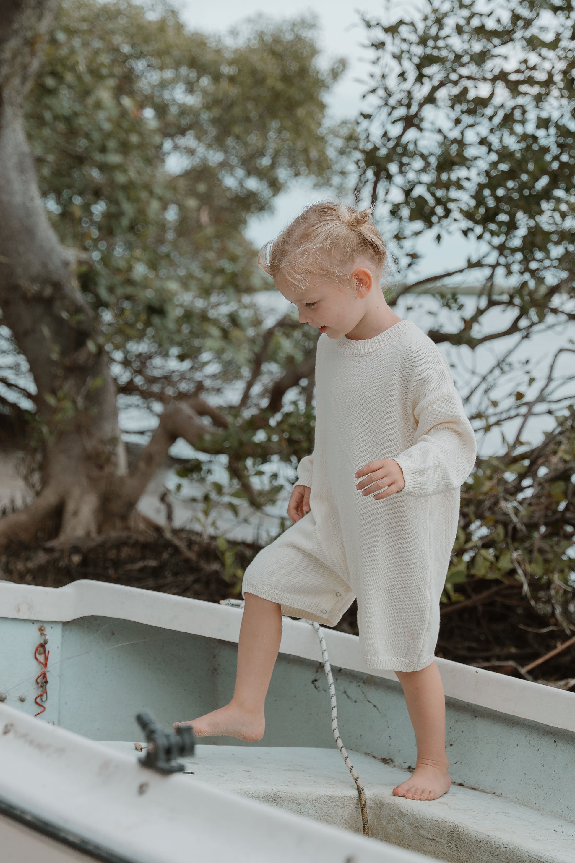 Little Sailor Knit - Cream - Ivy & Gaia